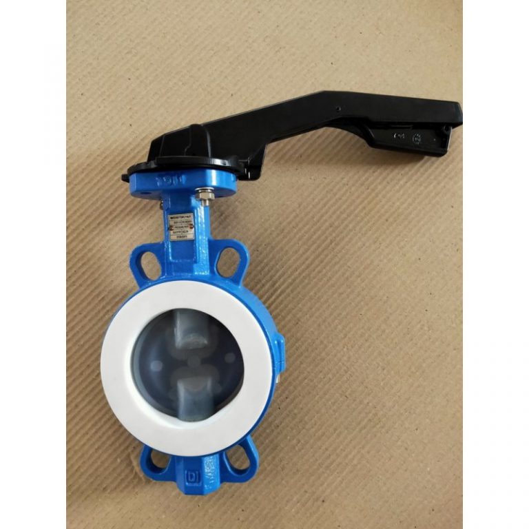 PTFE Coated Butterfly Valve (Wafer Type) (7)